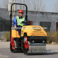 Rodillo vibratorio pequeño de rueda de acero de 1 tonelada (FYL-880)